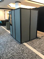 a picture of the back of the compact-12 sound isolation booth