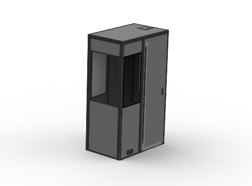 an illustration of a brandable p-7 sound isolation booth