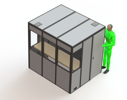 an illustration of the v-15 video booth
