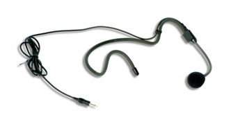 a headset with microphone
